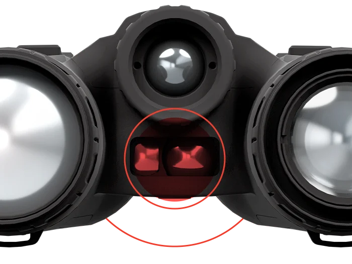 ATN Binox 6 Dual 256x192 Thermal Binoculars - 6-48x Multispectral with LRF