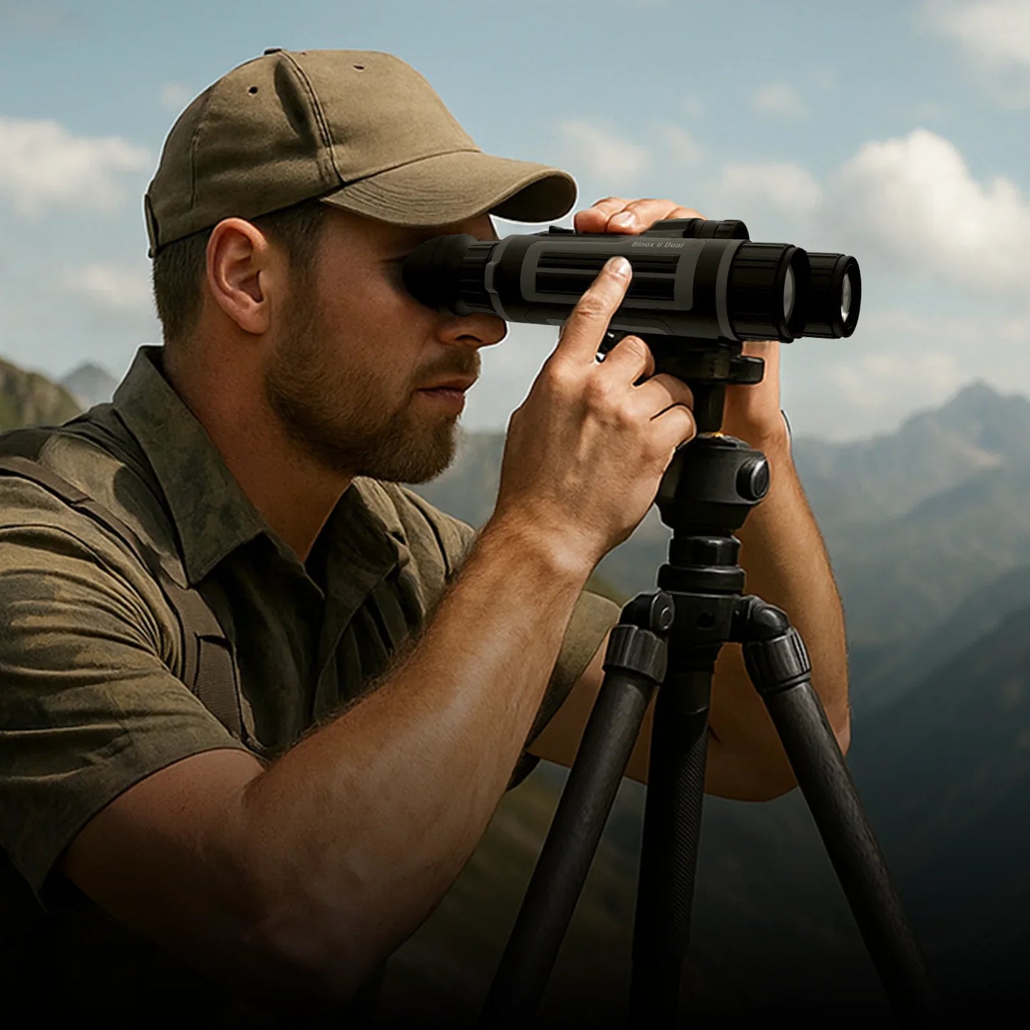 ATN Binox 6 Dual 256x192 Thermal Binoculars - 6-48x Multispectral with LRF
