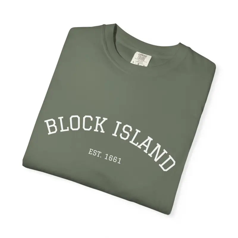 Ocean State Styles Block Island Est 1661 Crewneck T Shirt