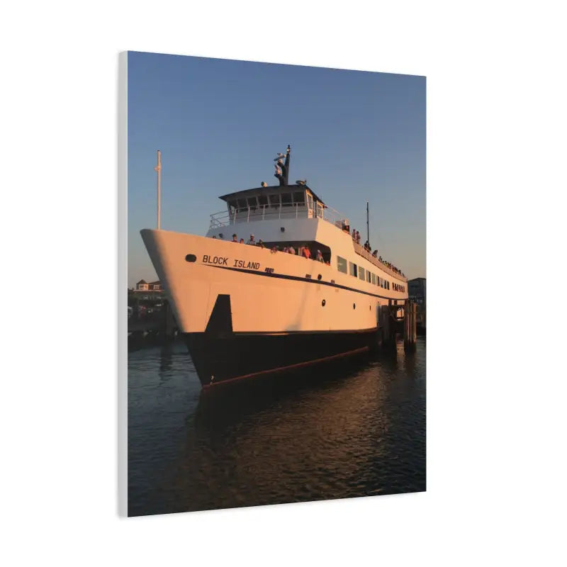 Ocean State Styles Canvas Art Block Island Ferry Old Harbor