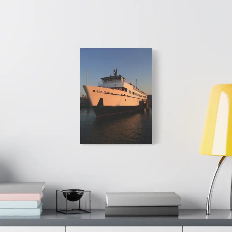 Ocean State Styles Canvas Art Block Island Ferry Old Harbor