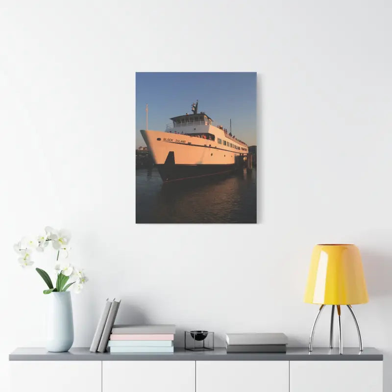 Ocean State Styles Canvas Art Block Island Ferry Old Harbor