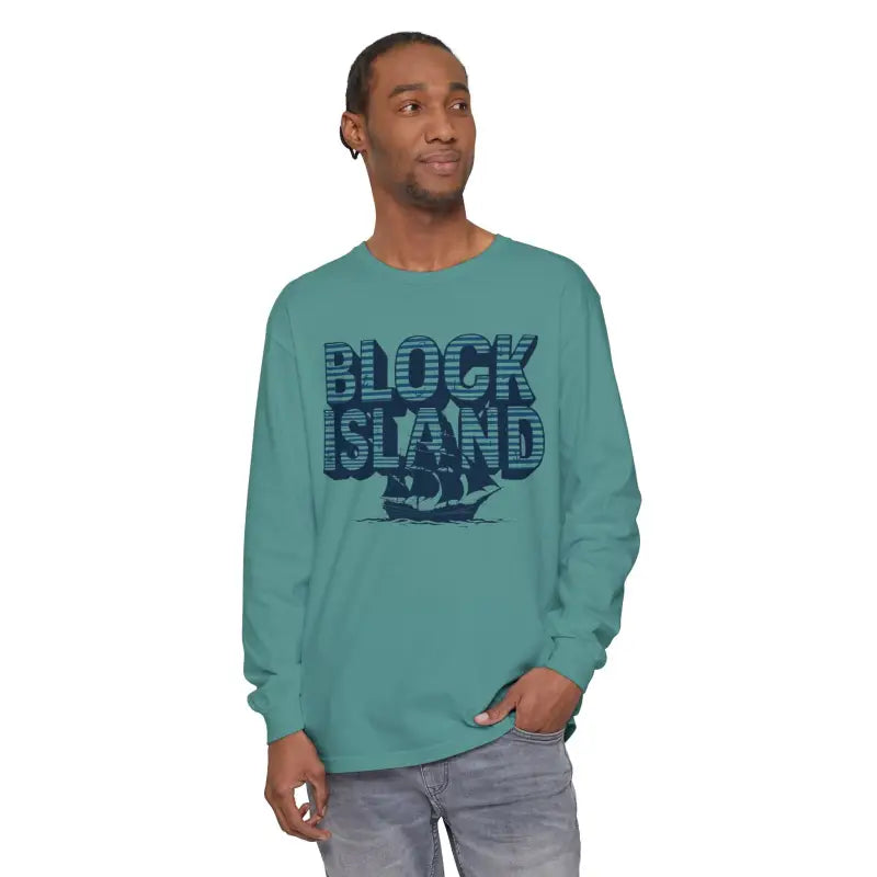 Ocean State Styles Block Island T Shirt Garment Dyed
