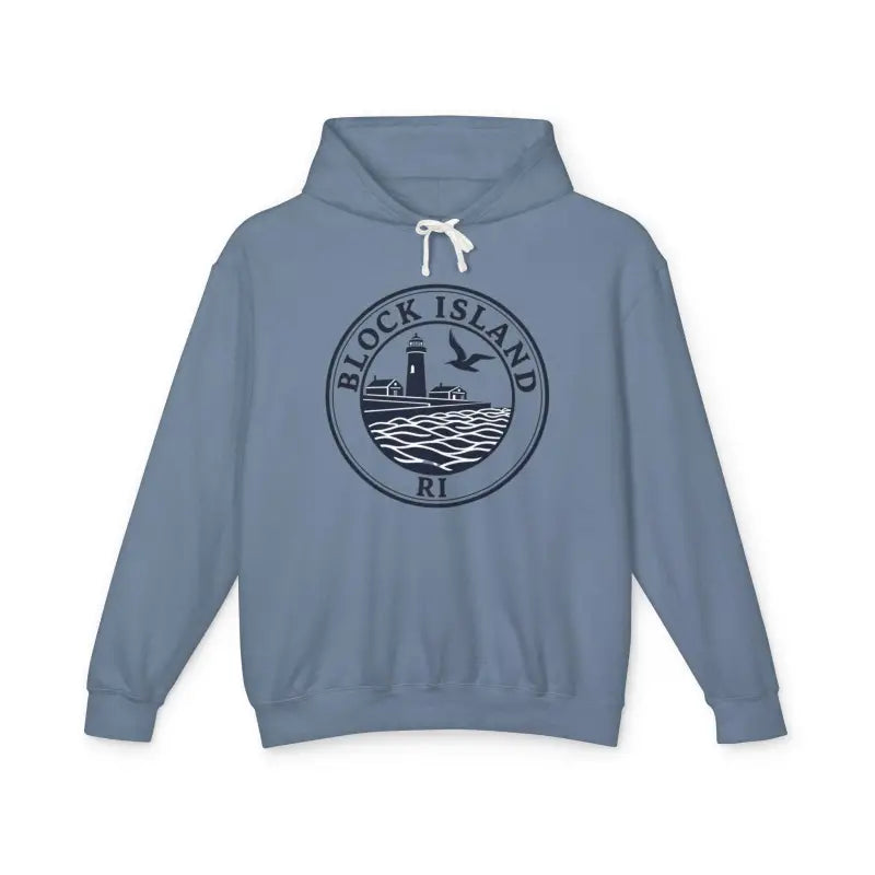 Ocean State Styles Hoodie Block Island Lighthouse US Cotton