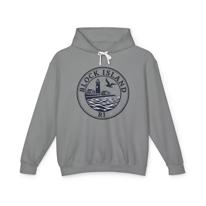 Ocean State Styles Hoodie Block Island Lighthouse US Cotton