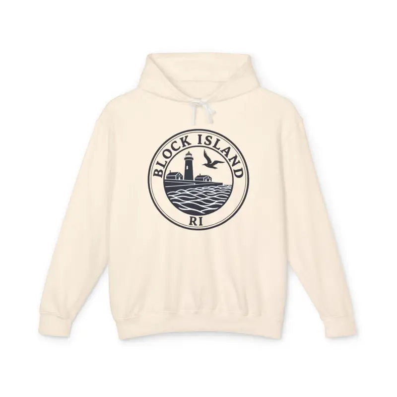 Ocean State Styles Hoodie Block Island Lighthouse US Cotton