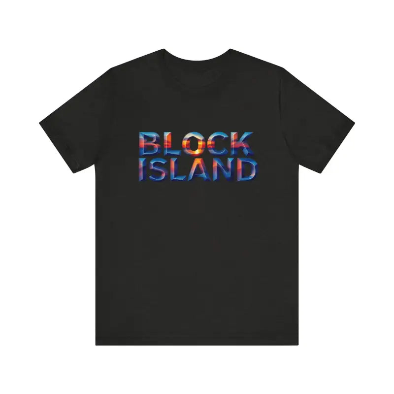 Ocean State Styles T Shirt Block Island Sunset Unisex Jersey