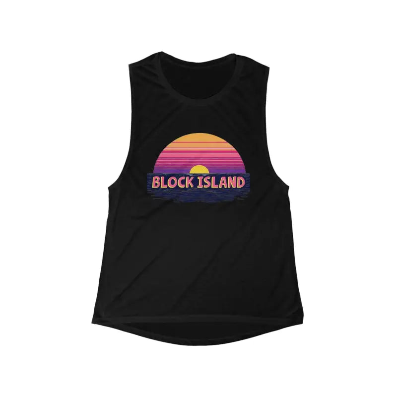 Ocean State Styles Tank Top Block Island Sunset Lightweight