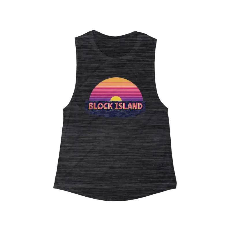 Ocean State Styles Tank Top Block Island Sunset Lightweight