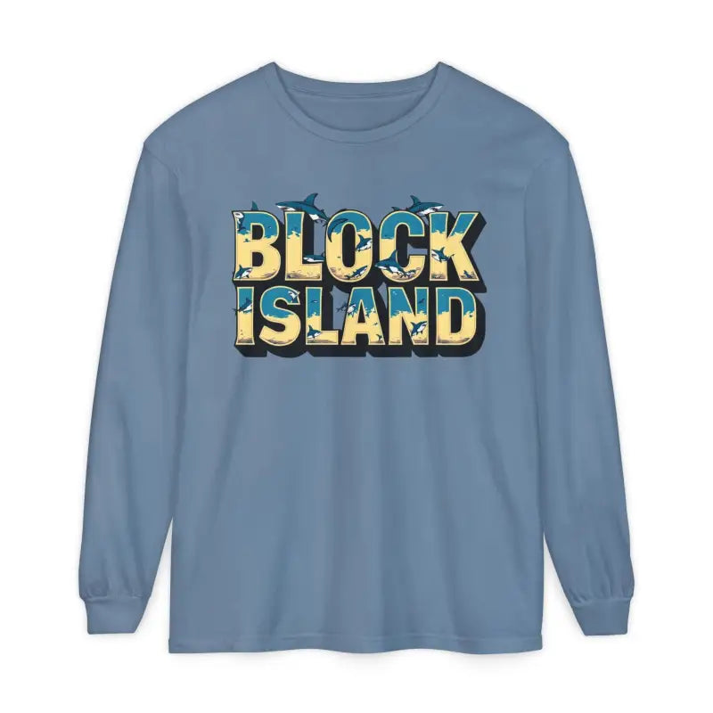 Ocean State Styles Block Island Long Sleeve T Shirt Unisex
