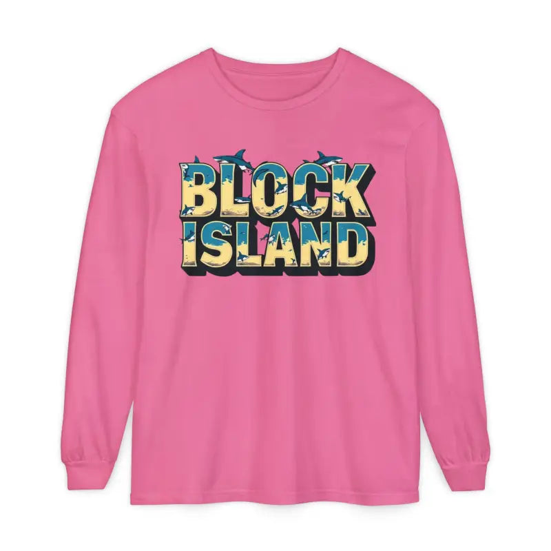 Ocean State Styles Block Island Long Sleeve T Shirt Unisex