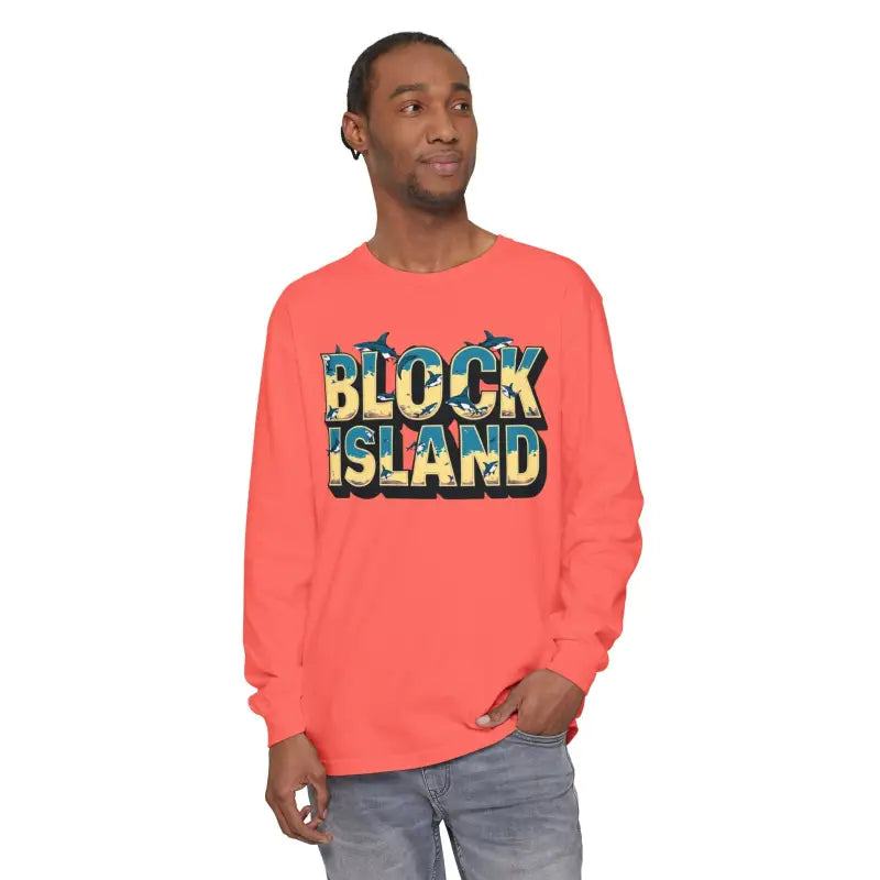 Ocean State Styles Block Island Long Sleeve T Shirt Unisex