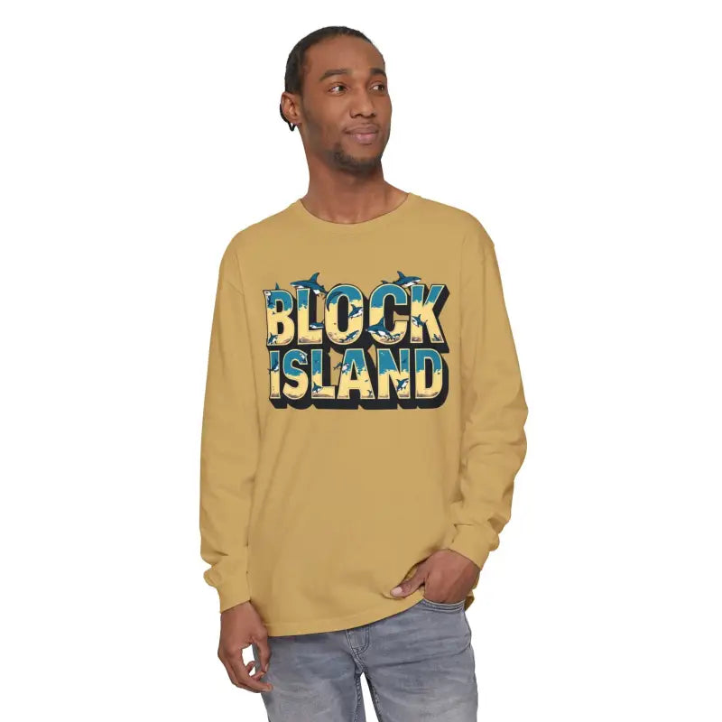 Ocean State Styles Block Island Long Sleeve T Shirt Unisex