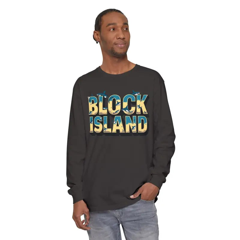 Ocean State Styles Block Island Long Sleeve T Shirt Unisex