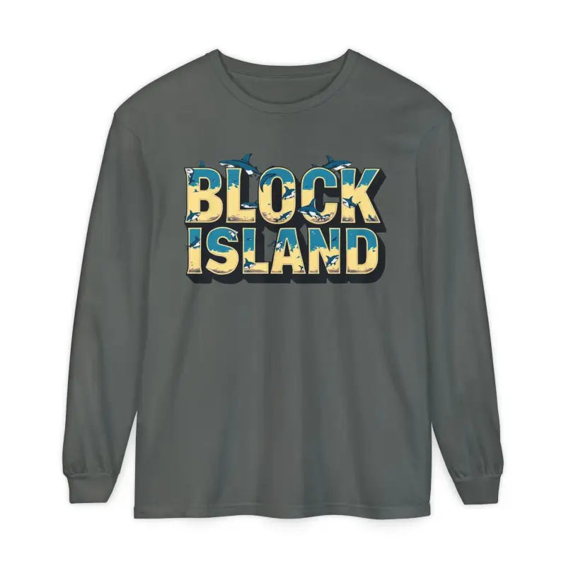 Ocean State Styles Block Island Long Sleeve T Shirt Unisex