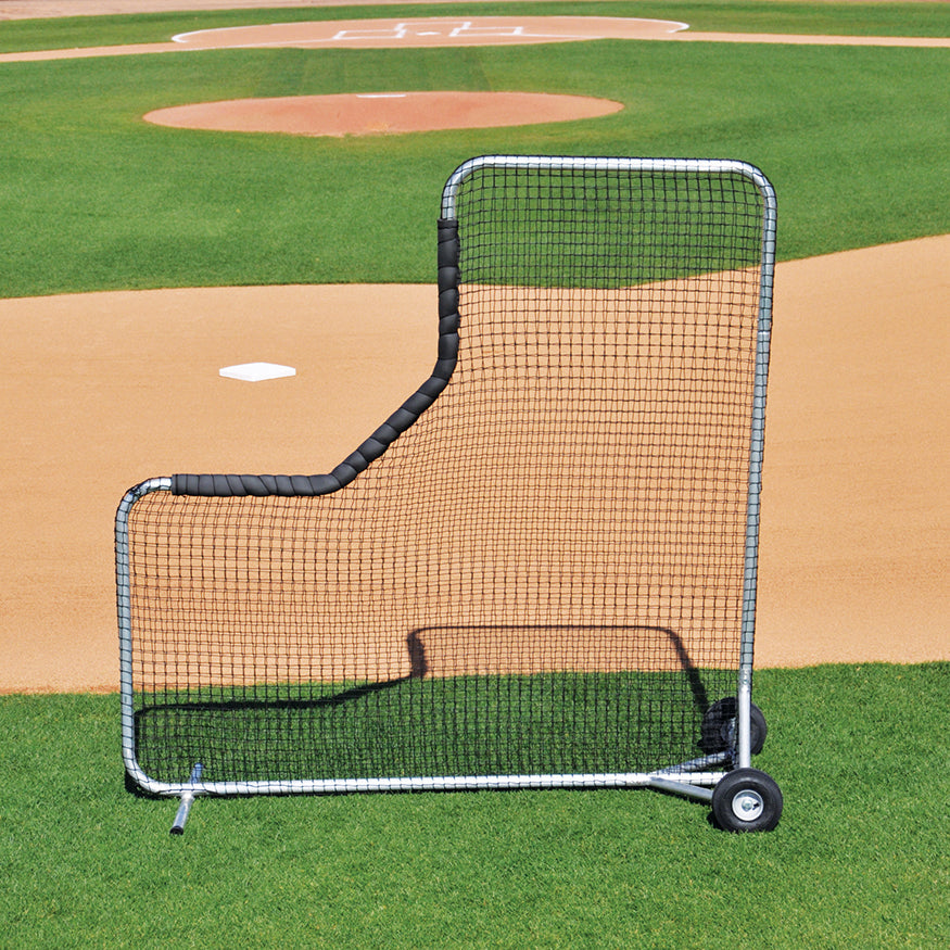Jaypro Big League Series Pitcher's Screen 8 ft. x 8 ft. - Heavy-Duty Aluminum