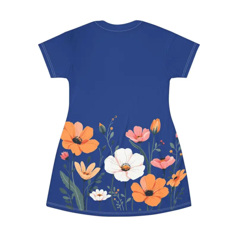 Ocean State Styles T Shirt Dress Floral Print Everyday