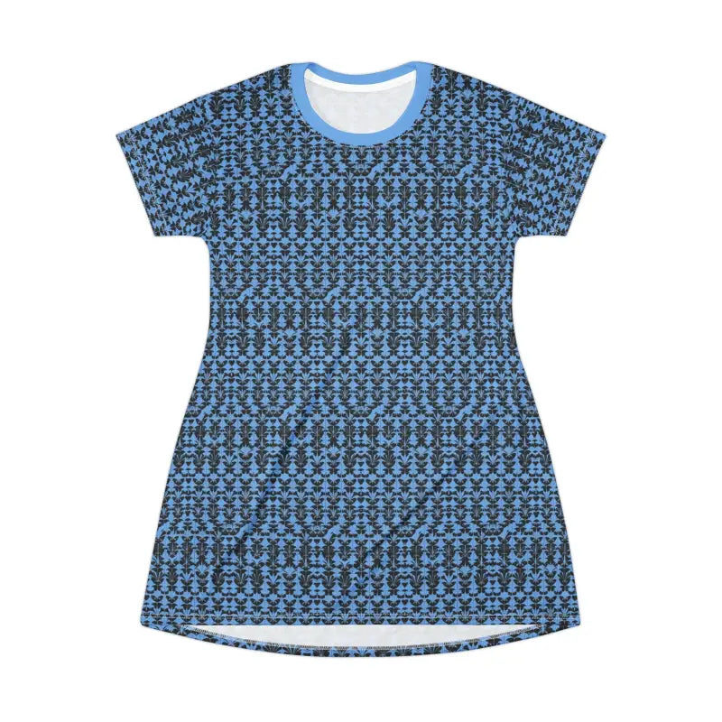 Ocean State Styles T Shirt Dress Patterned Floral Print