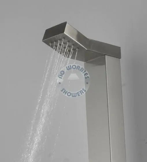 No Worries Showers Bondi Push Button 316L Marine Grade Stainless Steel Outdoor Indoor Pool Shower