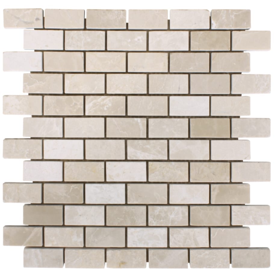 Botticino Cream Beige Marble Mosaic Floor and Wall Tile - Livfloors Collection