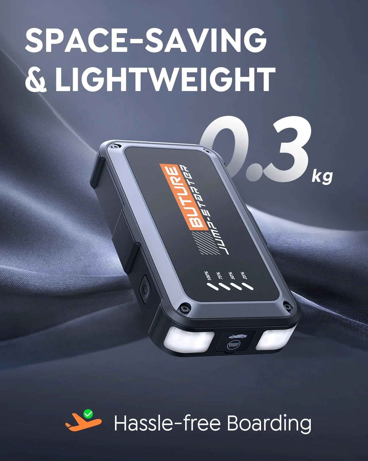 【Hot Sale】Buture Beta08 Portable Car Jump Starter 3000A 16800mAh