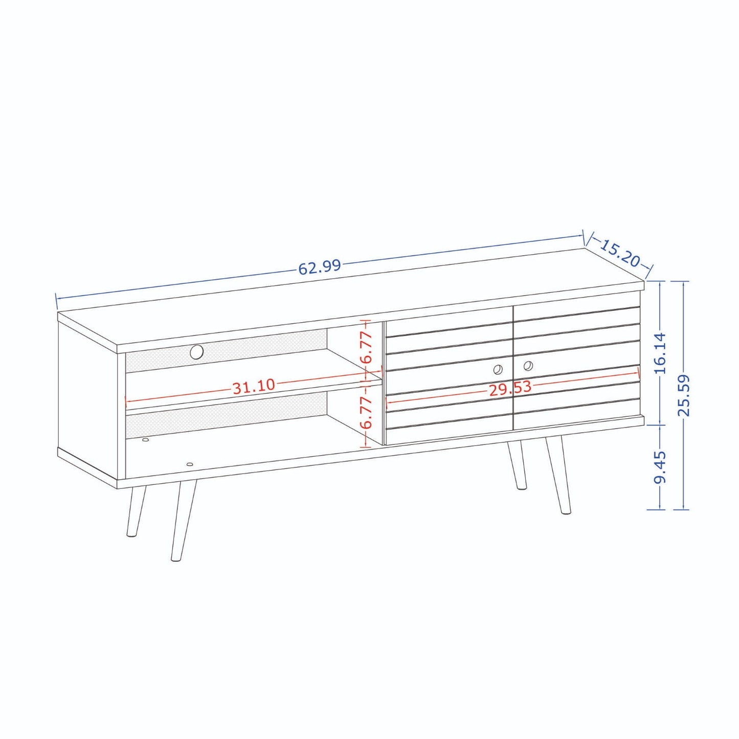 Liberty - TV Stand With For 46" - 60" TVs