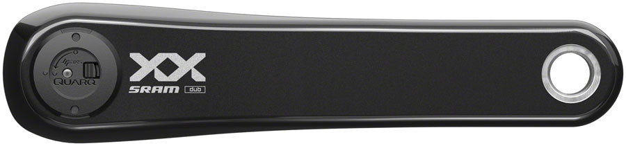 SRAM XX Eagle T-Type AXS Wide Left Crank Arm Power Meter Spindle - 165mm 12-Speed DUB Spindle Interface Carbon BLK D1