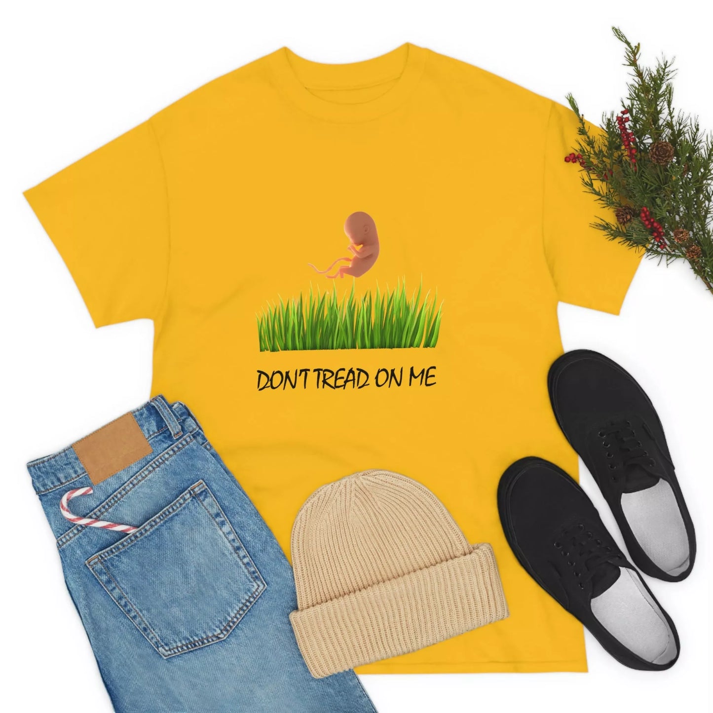 Don't Tread on Baby Men's and Ladies Tee