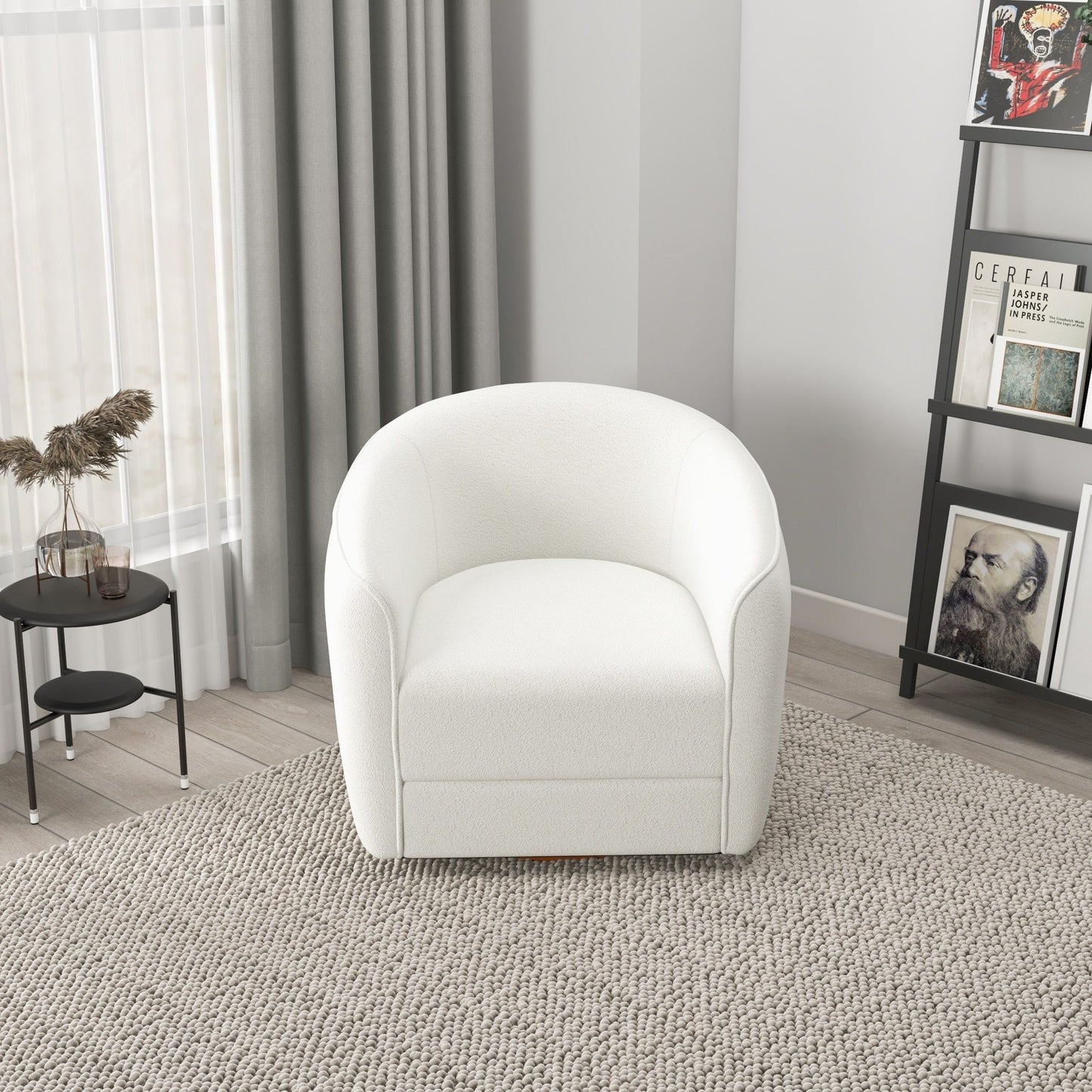 Elise - Mid-Century Modern Swivel Chair