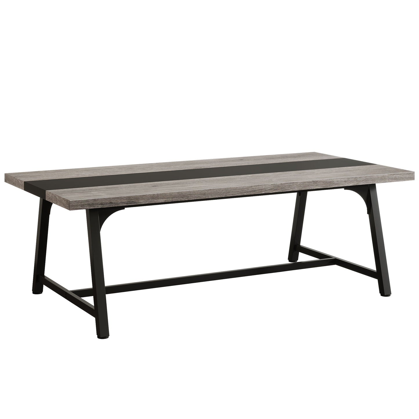 Modern Rectangular Conference Table For 6 - 8 People, Office Executive Desk