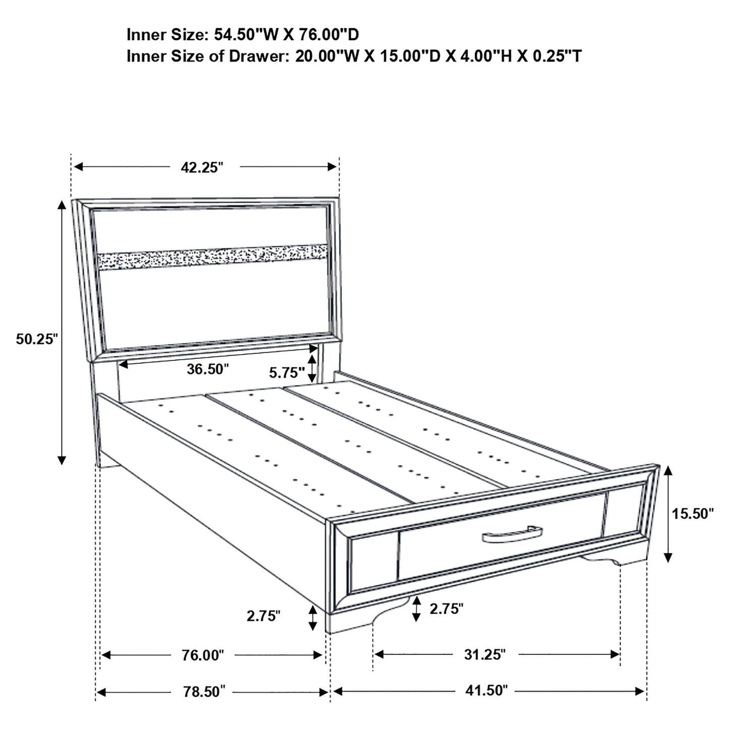 Annie - 4 Piece Bedroom Set