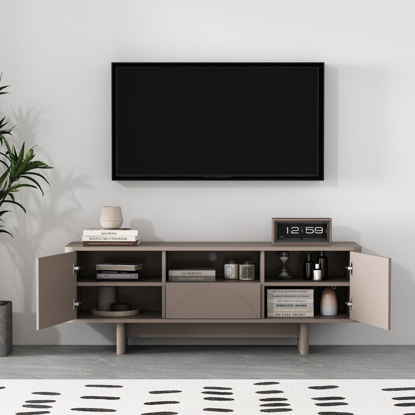 Ella - TV Stand With Adjustable Shelves