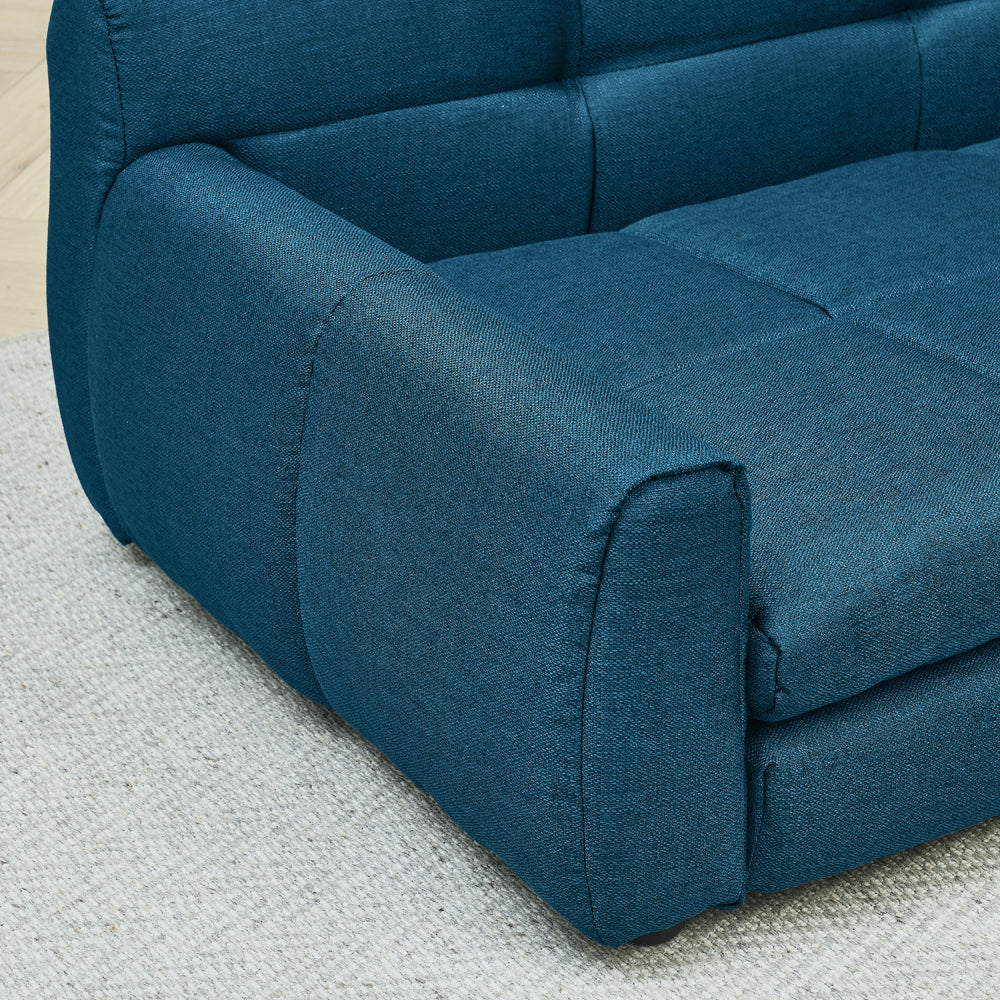 Soft and Comfortable Pet Bed for Big and Oversized Dogs - Dark Blue