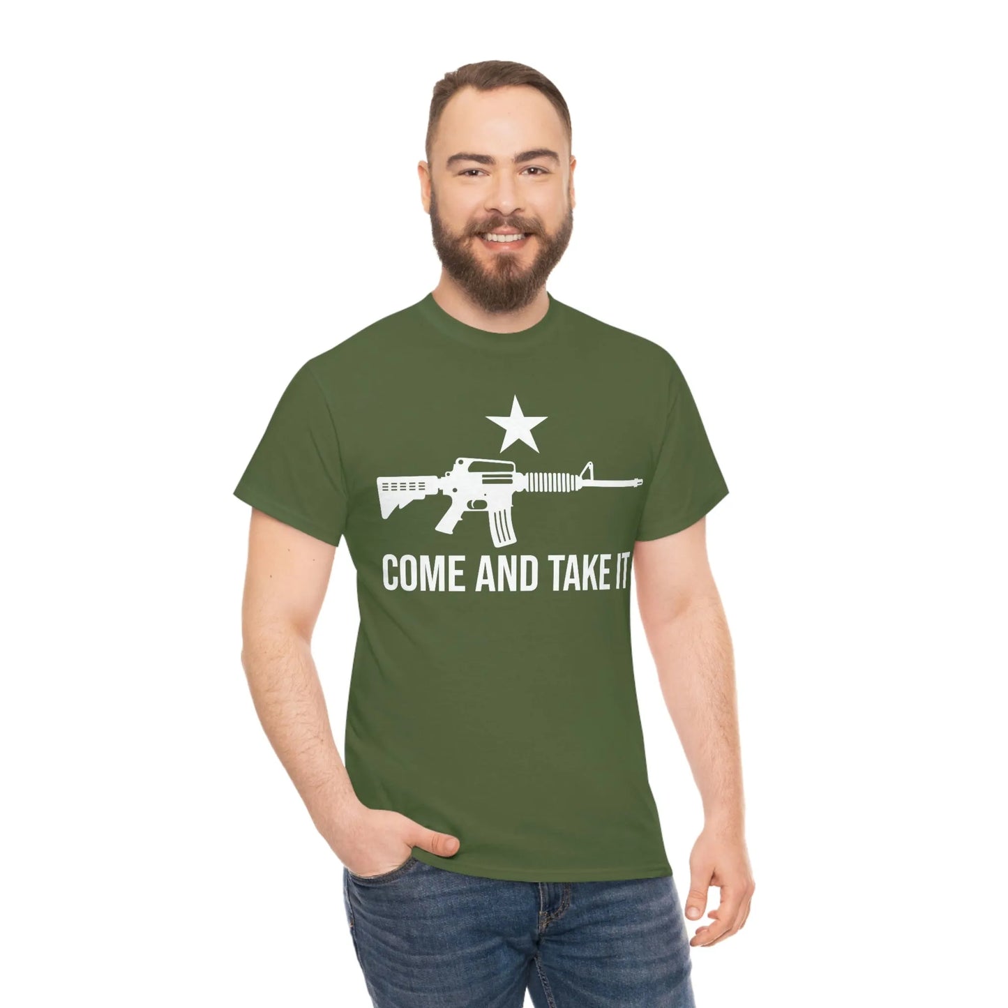 Walton & Johnson: Come and Take It AR15 Chad T-Shirt - 4LibertyShop.com