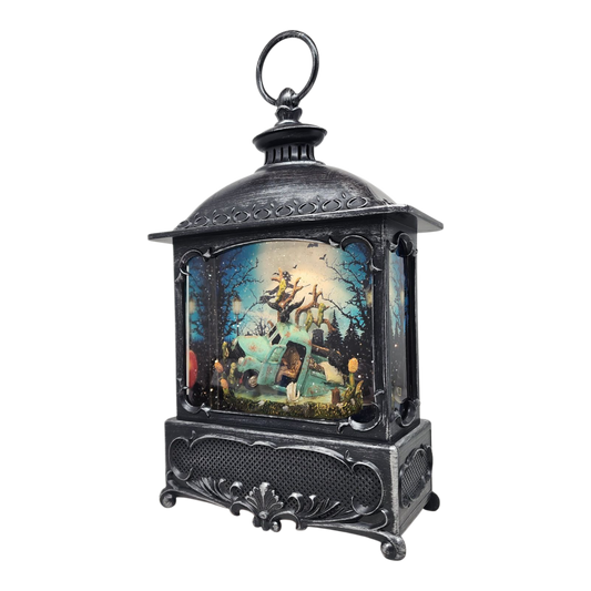 Swamp Truck Lighted Waterglobe Lantern