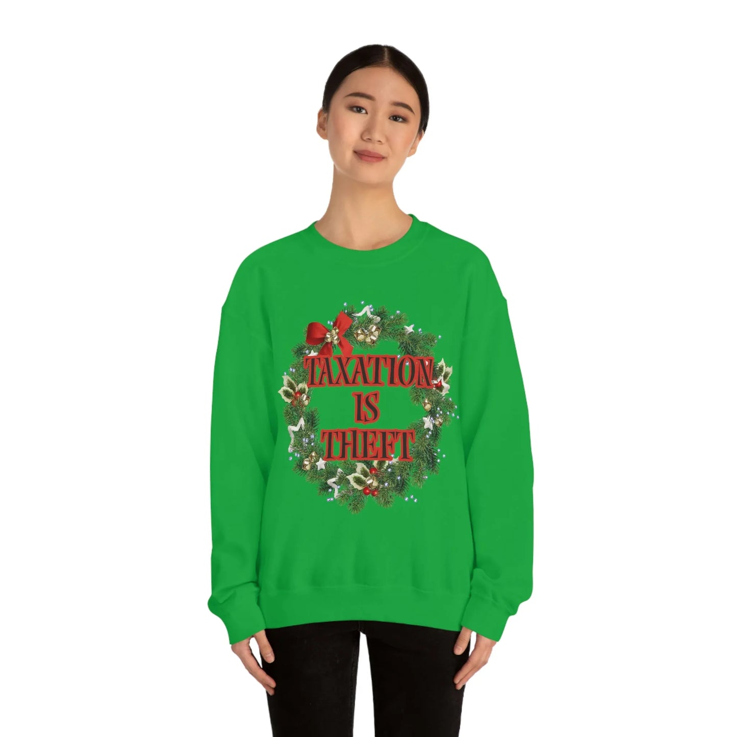 Taxation is Theft Unisex Crewneck Sweatshirt - 4LibertyShop.com