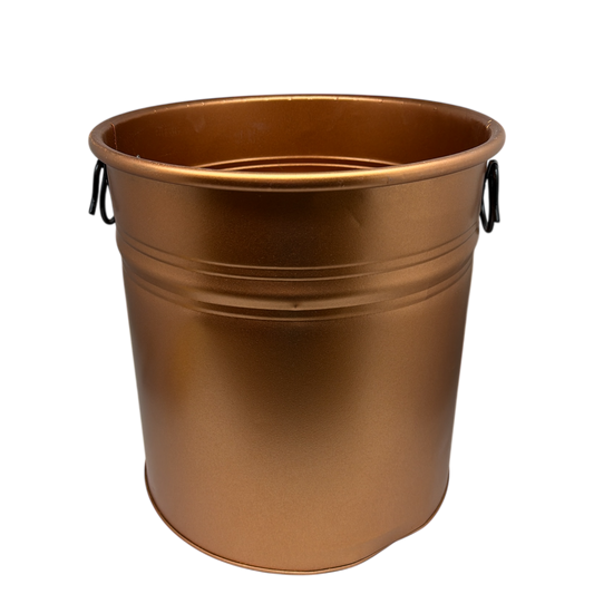 Copper Look Metal Bucket - Large