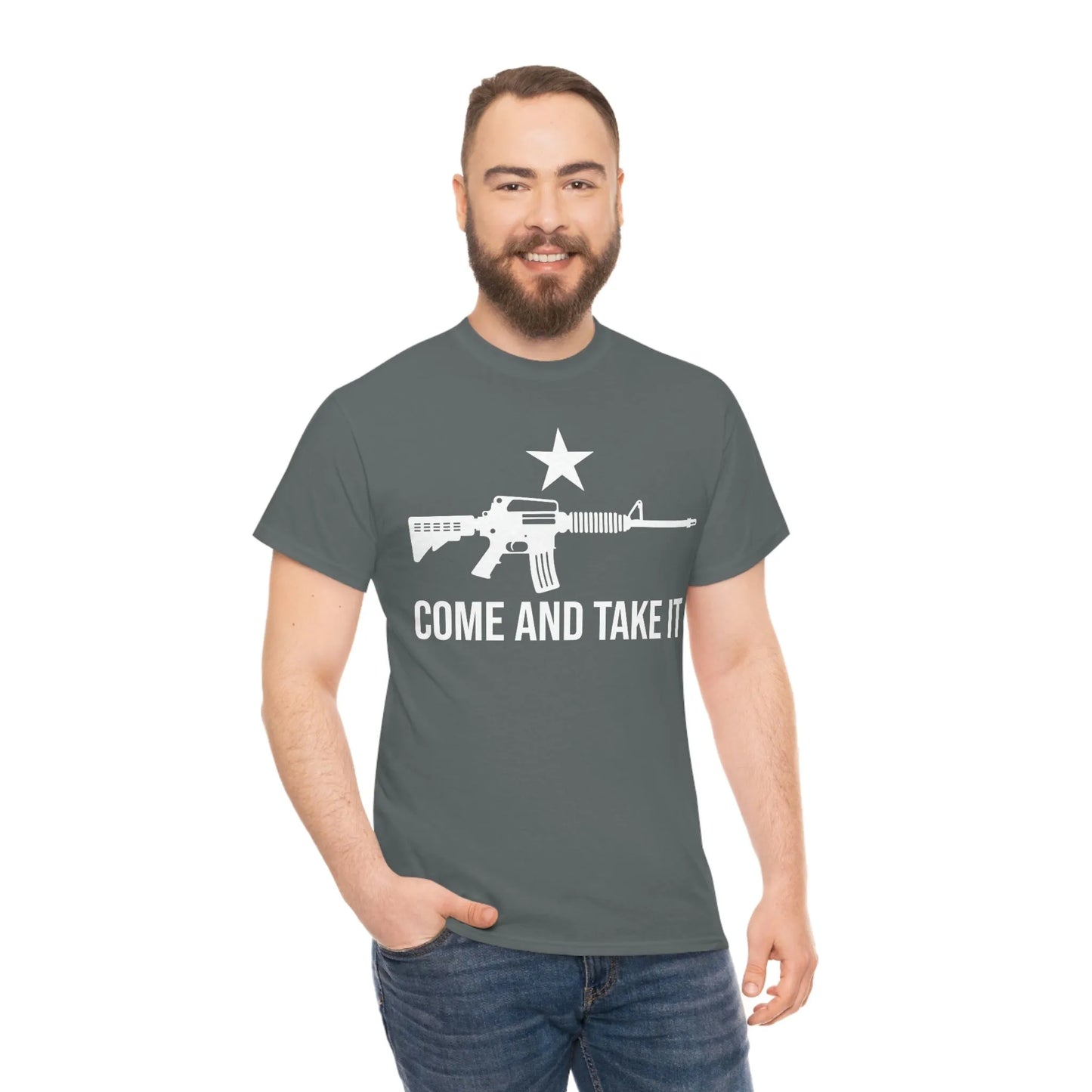 Walton & Johnson: Come and Take It AR15 Chad T-Shirt - 4LibertyShop.com