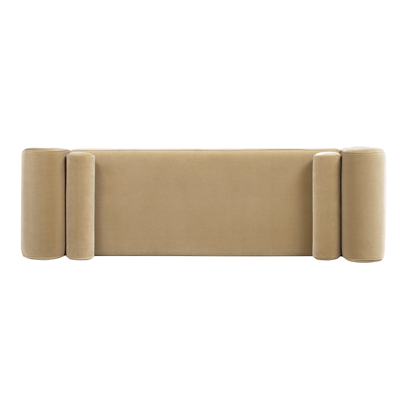 Mason 60.5' Arched Arm Bench with Bolster Pillows