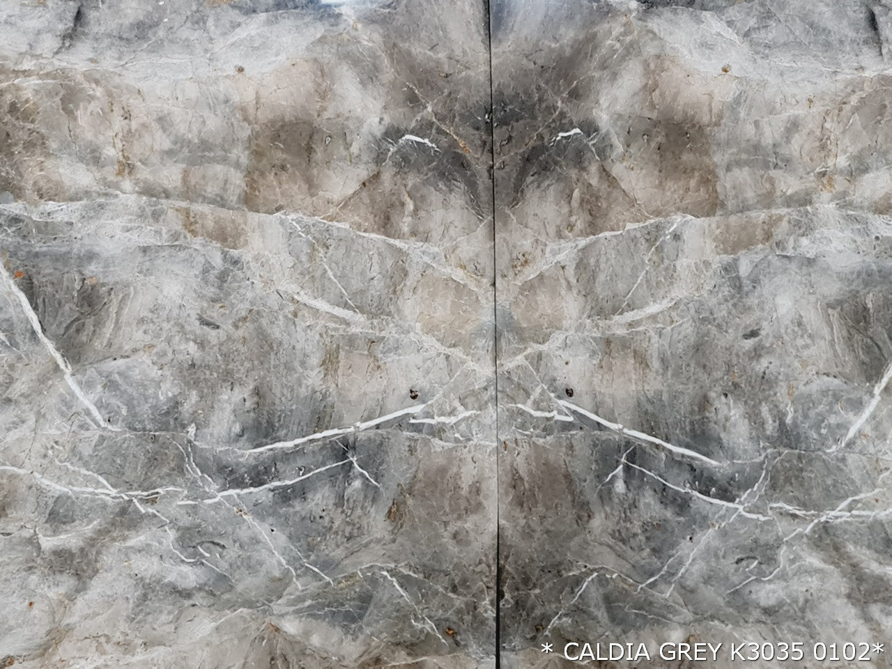 Caldia Gray Bookmatching Marble Slabs Polished - Full Truckload