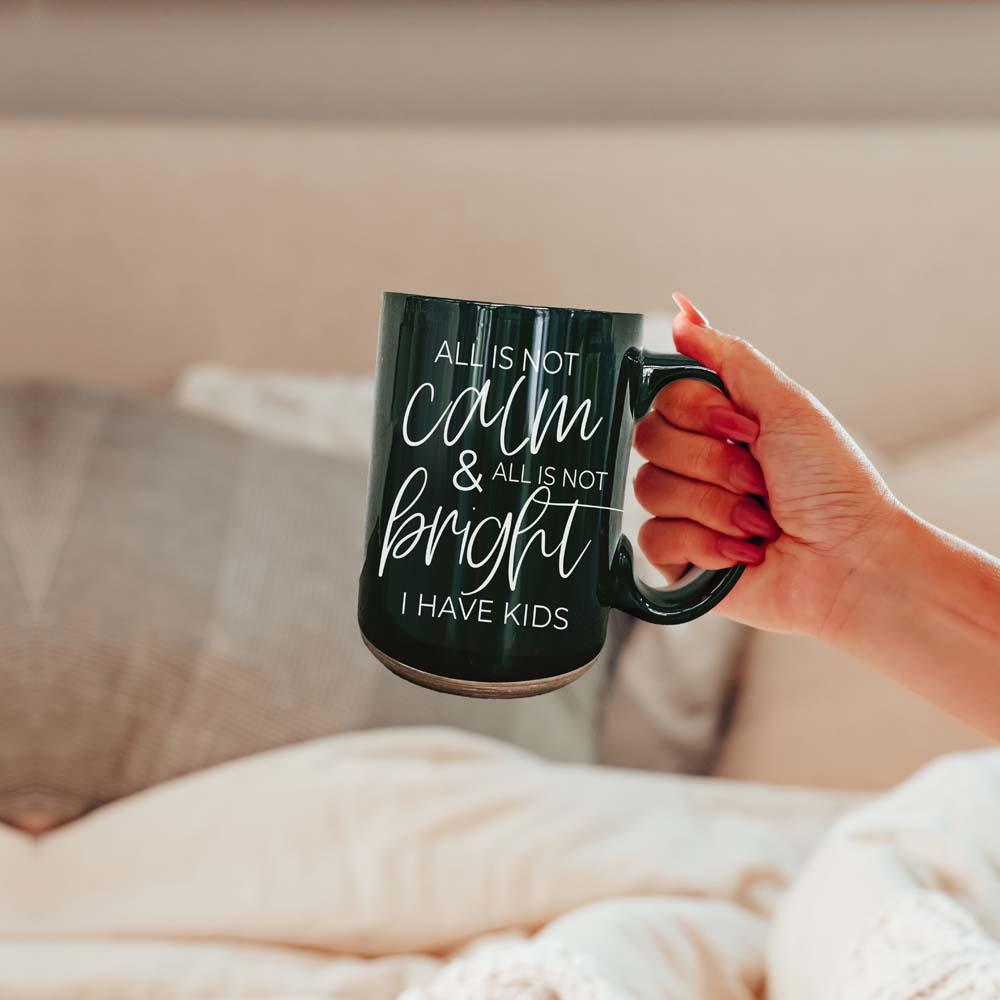Christmas Ceramic Coffee Mug Double-Sided Snarky Holiday Gift Funny Santa Mug