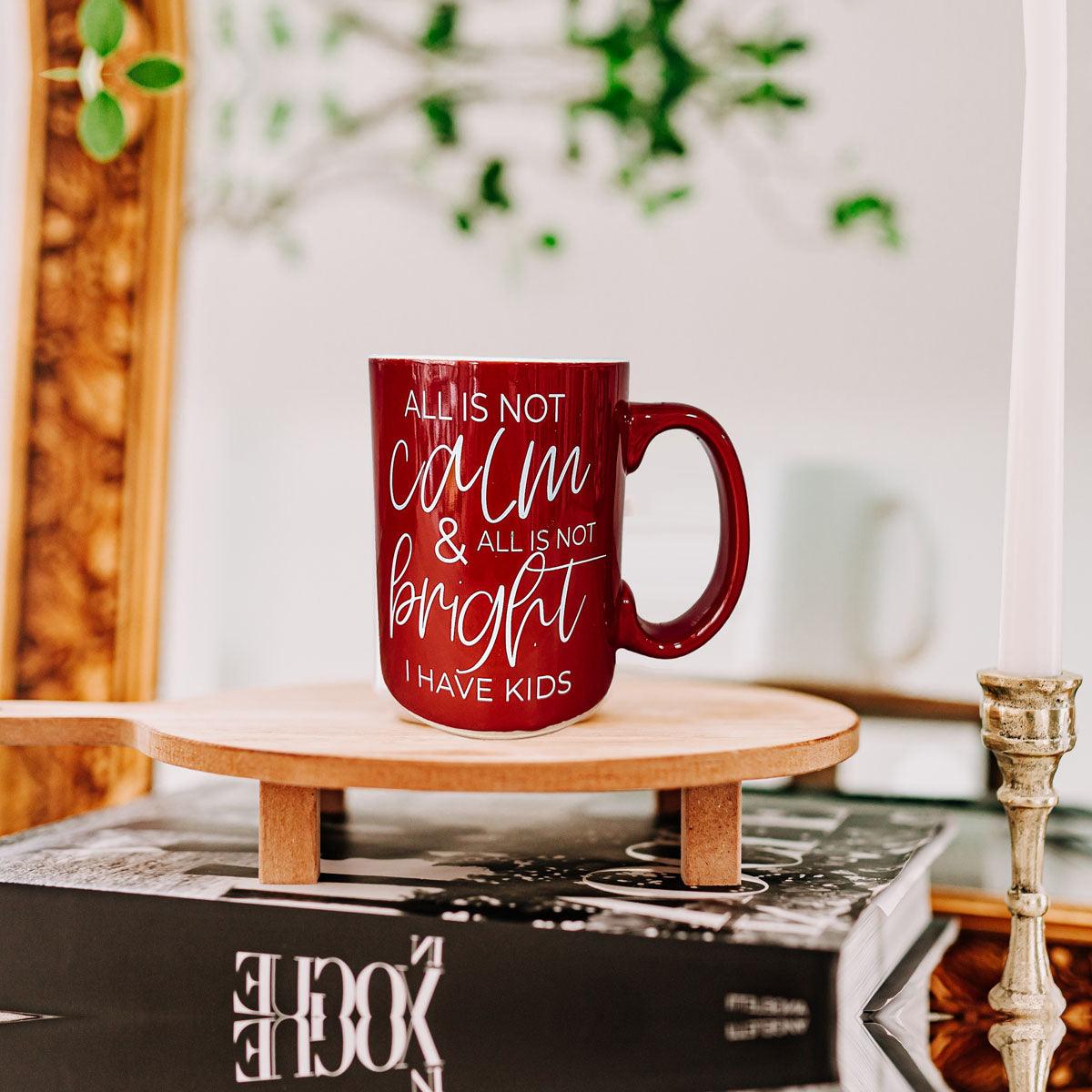 Christmas Ceramic Coffee Mug Double-Sided Snarky Holiday Gift Funny Santa Mug