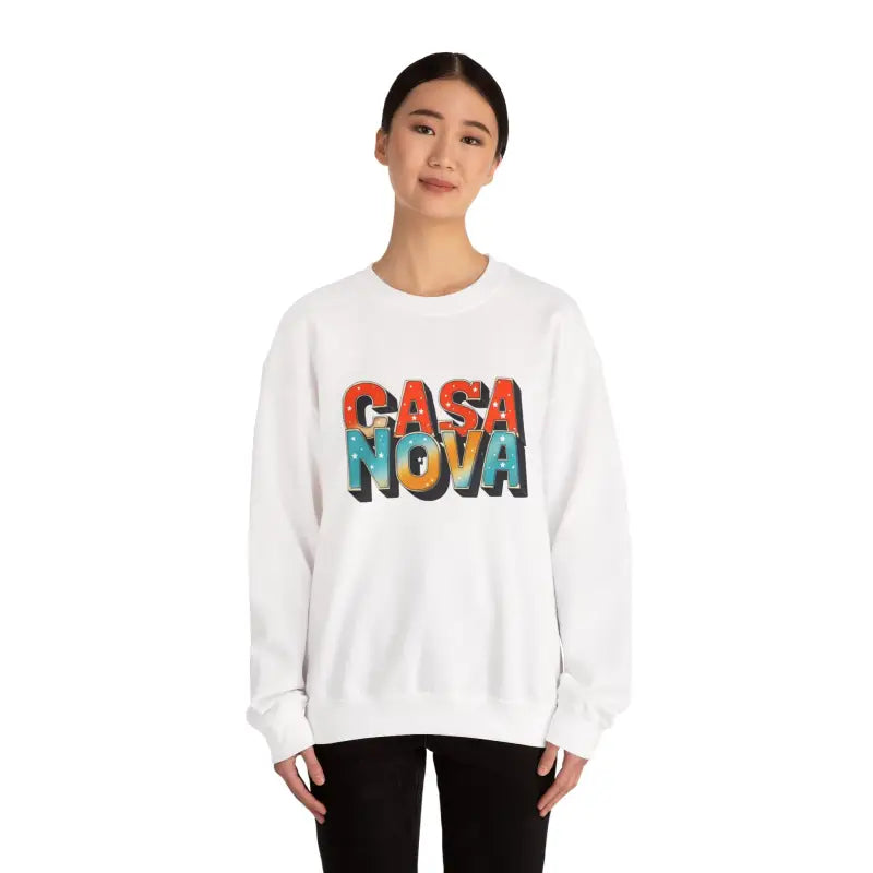 Ocean State Styles Sweatshirt Casa Nova Lettering Crewneck