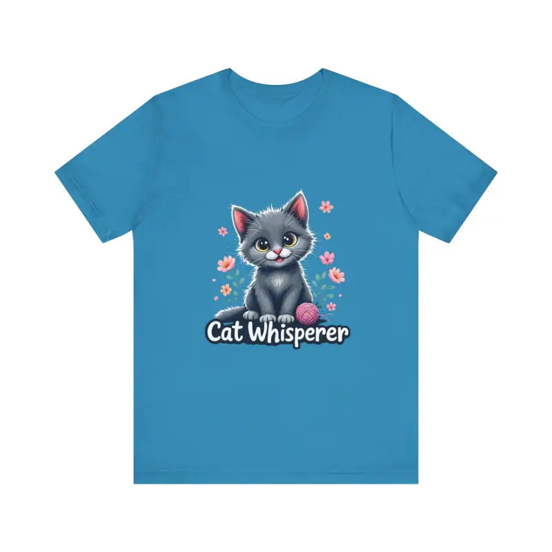Ocean State Styles Cat Whisperer Unisex T Shirt Graphic