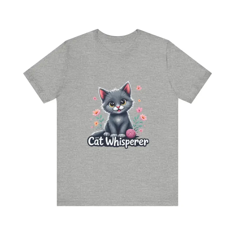 Ocean State Styles Cat Whisperer Unisex T Shirt Graphic