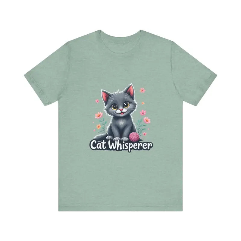 Ocean State Styles Cat Whisperer Unisex T Shirt Graphic