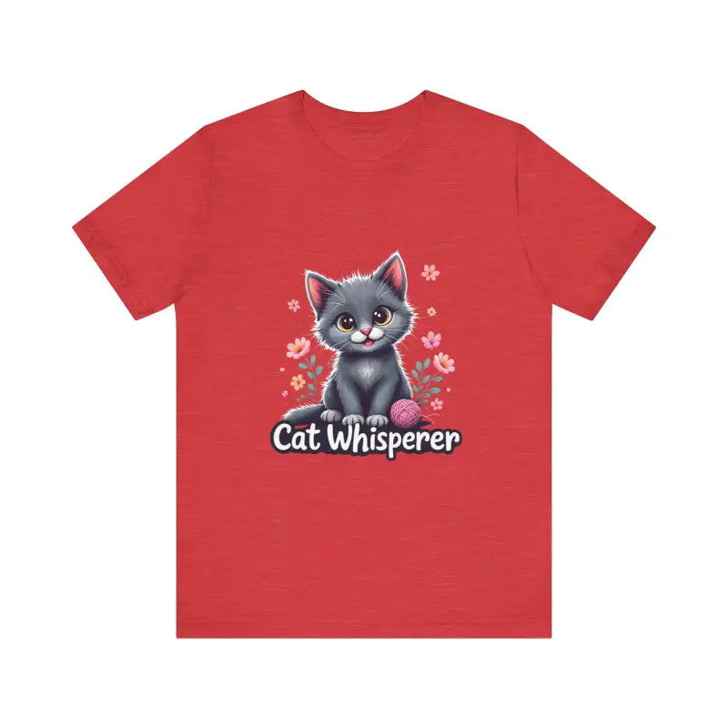 Ocean State Styles Cat Whisperer Unisex T Shirt Graphic
