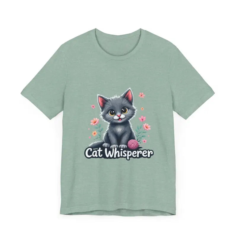 Ocean State Styles Cat Whisperer Unisex T Shirt Graphic
