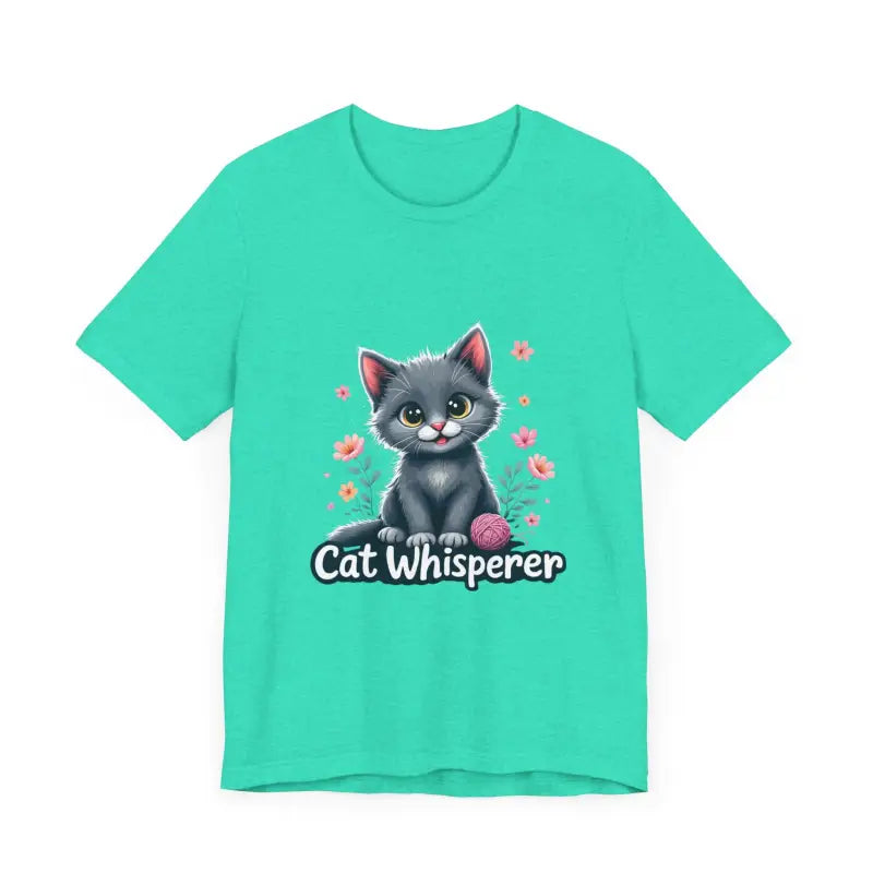 Ocean State Styles Cat Whisperer Unisex T Shirt Graphic