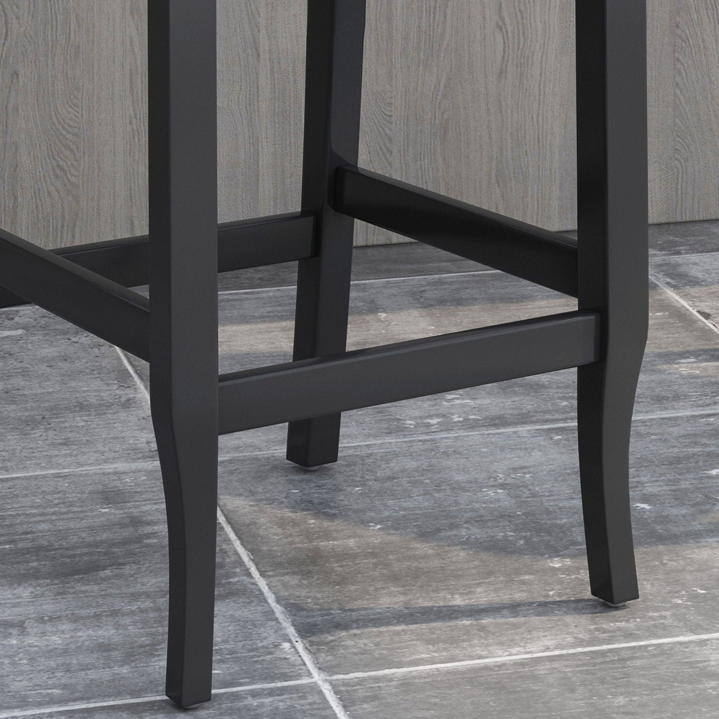 Vienna Contemporary Fabric Tufted Wingback Counter Stools (Set of 2)
